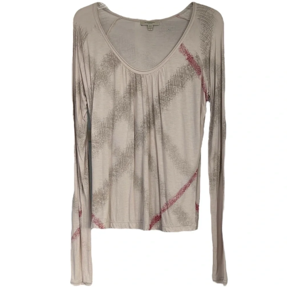 Vintage Burberry Nova Check Shirt Y2K Lightweight Plaid All Season Size Large - Picture 5 of 16